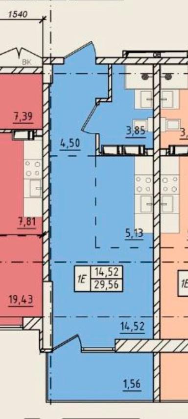 1-room apartment apartment by the address st. Kulikovo pole pl Oktyabrskoy revolyutsii pl (area 30 m²) - Atlanta.ua - photo 10