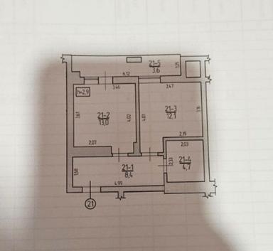 1-кімнатна квартира за адресою Петефі Шандора пл. (площа 43 м²) - Atlanta.ua - фото 26