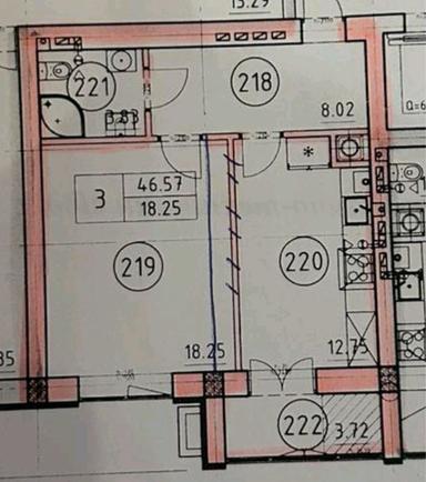 1-кімнатна квартира за адресою вул. Шухевича Романа (площа 46 м²) - Atlanta.ua - фото 12