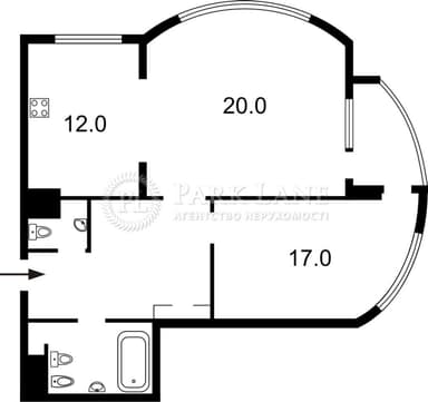 2-кімнатна квартира за адресою (площа 94 м²) - Atlanta.ua - фото 32