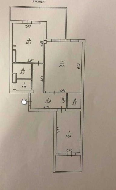 2-комнатная квартира по адресу ул. Цветаева ген. (площадь 80 м²) - Atlanta.ua - фото 25