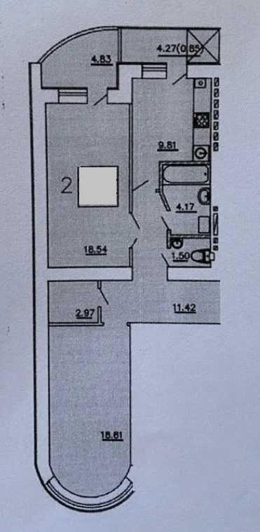 2-rooms apartment apartment by the address st. Novomoskovskaya dor (area 75 m²) - Atlanta.ua - photo 28