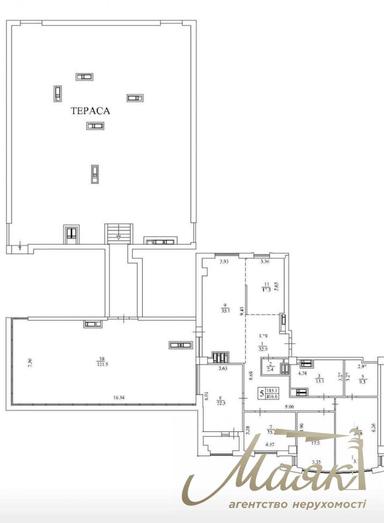 Многокомнатная квартира по адресу ул. Иоанна Павла II (площадь 416 м²) - Atlanta.ua - фото 25