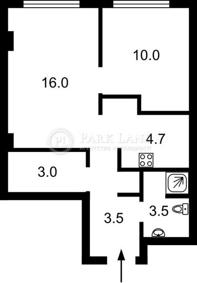 2-кімнатна квартира за адресою вул. Жилянська (площа 46 м²) - Atlanta.ua - фото 20