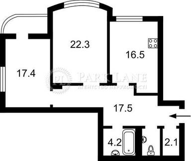 2-кімнатна квартира за адресою (площа 84 м²) - Atlanta.ua - фото 18