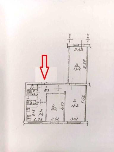 3-комнатная квартира по адресу (площадь 61,1 м²) - Atlanta.ua - фото 25