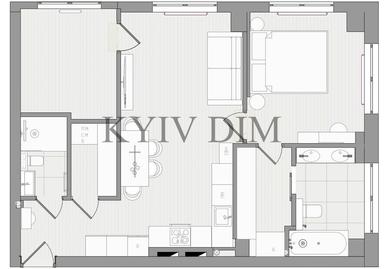 2-комнатная квартира по адресу ул. Владимирская (площадь 65 м²) - Atlanta.ua - фото 26