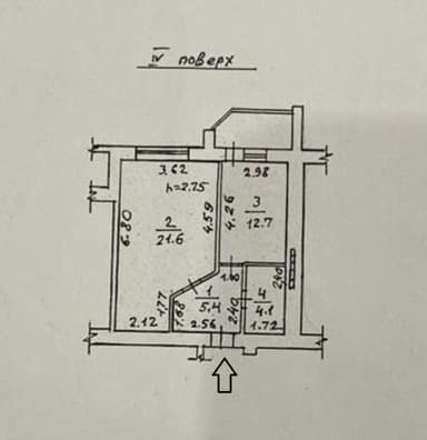 1-комнатная квартира по адресу ул. Спортивная (площадь 48 м²) - Atlanta.ua - фото 40