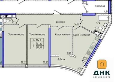 3-кімнатна квартира за адресою Куликове поле пл. (площа 91 м²) - Atlanta.ua - фото 17