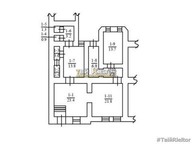 Комерційна нерухомість за адресою вул. Капеланська (площа 94 м²) - Atlanta.ua - фото 24