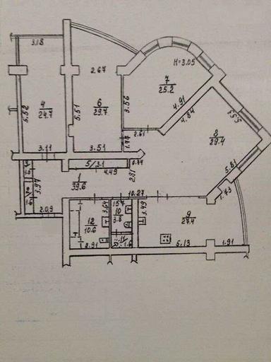 3-комнатная квартира по адресу ул. Бандеры Степана (площадь 202 м²) - Atlanta.ua - фото 16
