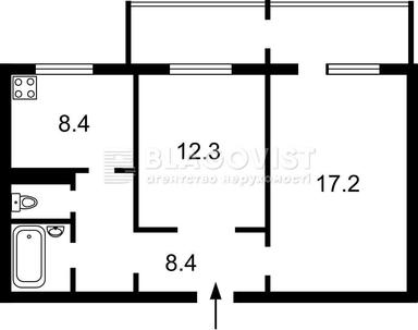 2-rooms apartment apartment by the address (area 58 m²) - Atlanta.ua - photo 26