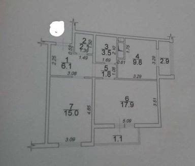 2-rooms apartment apartment by the address (area 60,2 m²) - Atlanta.ua - photo 9