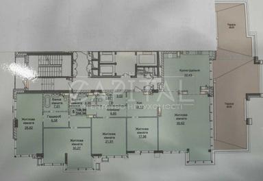 Багатокімнатна квартира за адресою вул. Андрія Верхогляда (площа 250 м²) - Atlanta.ua - фото 6