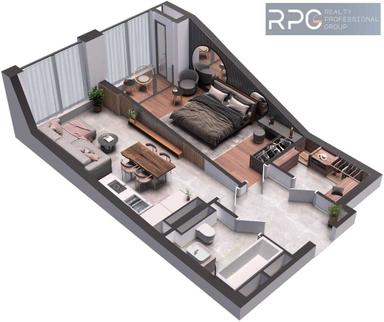 1-room apartment apartment by the address st. Bulvar Druzhby Narodov (area 54,6 m²) - Atlanta.ua - photo 17