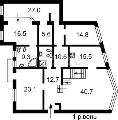 Багатокімнатна квартира за адресою вул. Кирилівська (площа 191,5 м²) - Atlanta.ua - фото 46