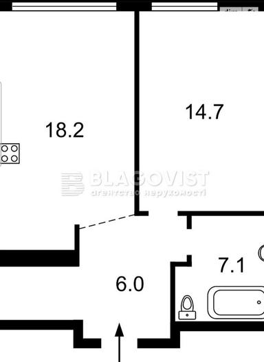 1-room apartment apartment by the address (area 48 m²) - Atlanta.ua - photo 15