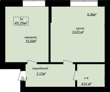 1-room apartment apartment by the address (area 45 m²) - Atlanta.ua - photo 12