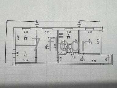 4+-rooms apartment apartment by the address (area 73 m²) - Atlanta.ua - photo 30