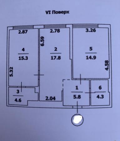 2-комнатная квартира по адресу ул. Толбухина (площадь 63 м²) - Atlanta.ua - фото 13