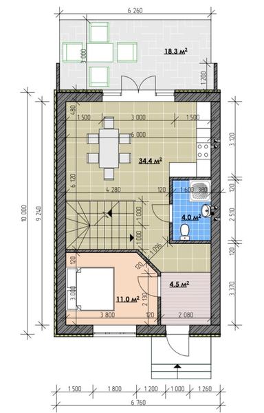 House by the address (area 110 m²) - Atlanta.ua - photo 10