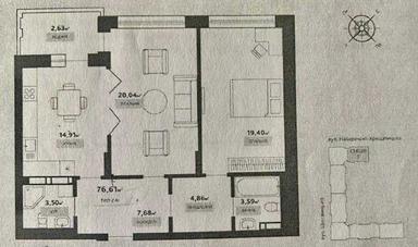 2-кімнатна квартира за адресою вул. Щекавицька (площа 78 м²) - Atlanta.ua - фото 42