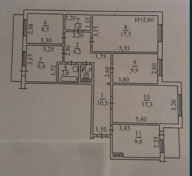 4+-rooms apartment apartment by the address st. Kulikovo pole pl Oktyabrskoy revolyutsii pl (area 105 m²) - Atlanta.ua - photo 12