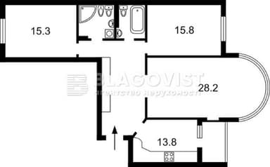 3-комнатная квартира по адресу ул. Ильенка Юрия (площадь 105 м²) - Atlanta.ua - imageAlt 23