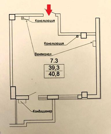 1-room apartment apartment by the address st. Kulikovo pole pl Oktyabrskoy revolyutsii pl (area 40,8 m²) - Atlanta.ua - photo 16