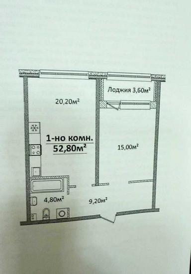 1-комнатная квартира по адресу Куликово поле пл. (площадь 52,8 м²) - Atlanta.ua - фото 7