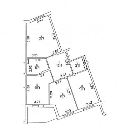 3-кімнатна квартира за адресою вул. Новомостицька (площа 117 м²) - Atlanta.ua - фото 46