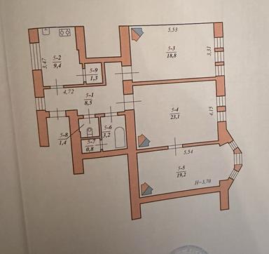 3-rooms apartment apartment by the address st. Kitoboynaya (area 85 m²) - Atlanta.ua - photo 12