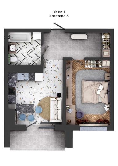 1-room apartment apartment by the address st. Kapelanska (area 44,3 m²) - Atlanta.ua - photo 13