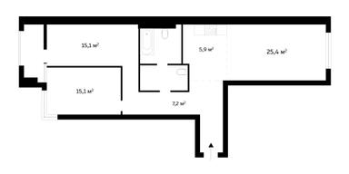 2-rooms apartment apartment by the address st. Beresteyskiy prospektpr t Pobedy (area 82 m²) - Atlanta.ua - photo 43