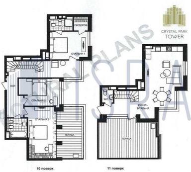 Многокомнатная квартира по адресу Берестейский проспект(пр-т. Победы) (площадь 133,9 м²) - Atlanta.ua - фото 8