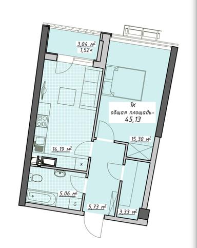 2-кімнатна квартира за адресою Куликове поле пл. (площа 45 м²) - Atlanta.ua - фото 23