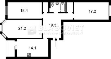 3-кімнатна квартира за адресою вул. Замковецька (площа 104 м²) - Atlanta.ua - фото 18