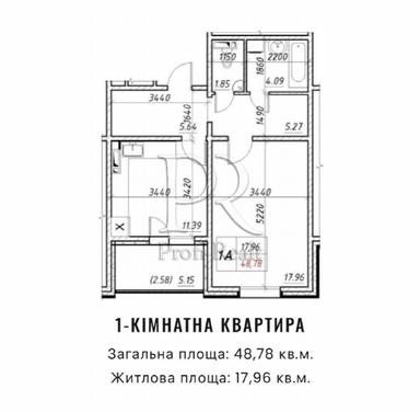 1-room apartment apartment by the address st. Konoplyanskaya (area 49 m²) - Atlanta.ua - photo 34
