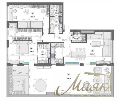 4+-rooms apartment apartment by the address st. Bulvar Druzhby Narodov (area 214 m²) - Atlanta.ua - photo 38