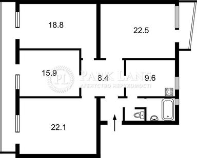 Многокомнатная квартира по адресу ул. Гоголевская (площадь 113,4 м²) - Atlanta.ua - фото 29