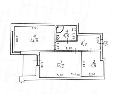 2-комнатная квартира по адресу ул. Джона Маккейна (площадь 54 м²) - Atlanta.ua - imageAlt 13