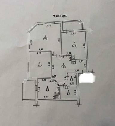 3-комнатная квартира по адресу ул. Левитана (площадь 81,3 м²) - Atlanta.ua - фото 22