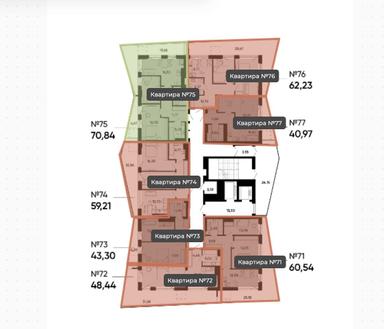 1-комнатная квартира по адресу Леннона Дж. Ул. (площадь 62 м²) - Atlanta.ua - фото 14