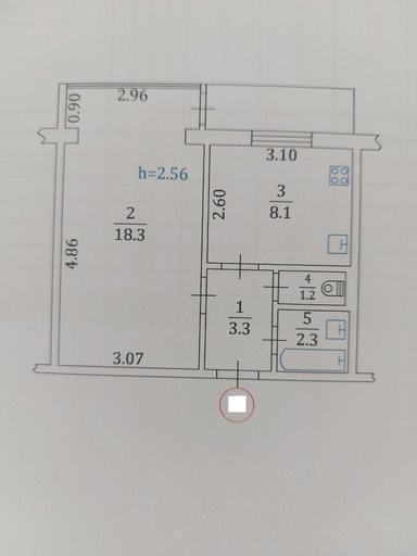 1-кімнатна квартира за адресою вул. Світлицького (площа 35,8 м²) - Atlanta.ua - фото 36