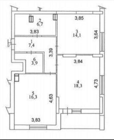 2-комнатная квартира по адресу (площадь 70 м²) - Atlanta.ua - фото 42