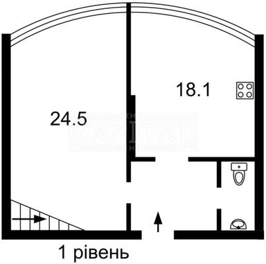 3-кімнатна квартира за адресою вул. Василя Симоненка (площа 140 м²) - Atlanta.ua - фото 47
