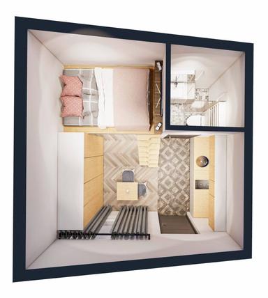 1-кімнатна квартира за адресою (площа 17 м²) - Atlanta.ua - фото 25