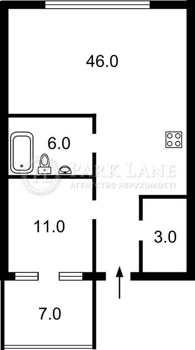 2-кімнатна квартира за адресою (площа 81 м²) - Atlanta.ua - фото 18