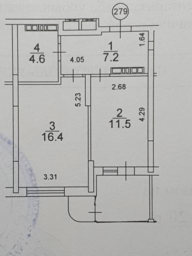 1-комнатная квартира по адресу ул. Лукьяненко Левка(Тимошенко) (площадь 46 м²) - Atlanta.ua - фото 35