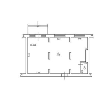 Коммерческая недвижимость по адресу ул. Спортивная (площадь 55 м²) - Atlanta.ua - фото 5